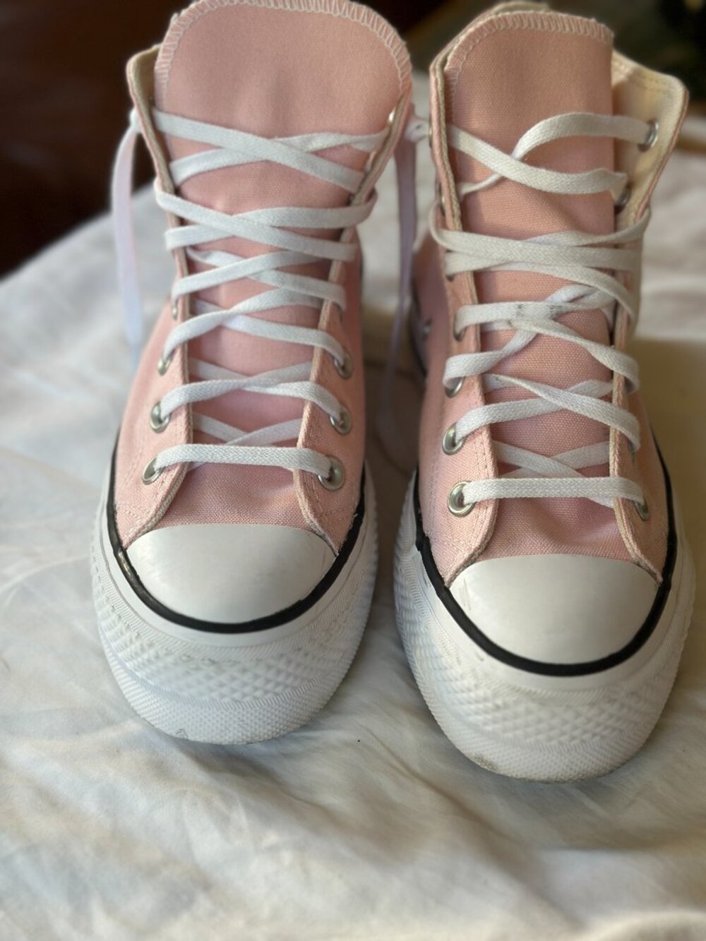Converse Chuck Taylor All Star Lift Platform High Top Pastel Pink Women's 6